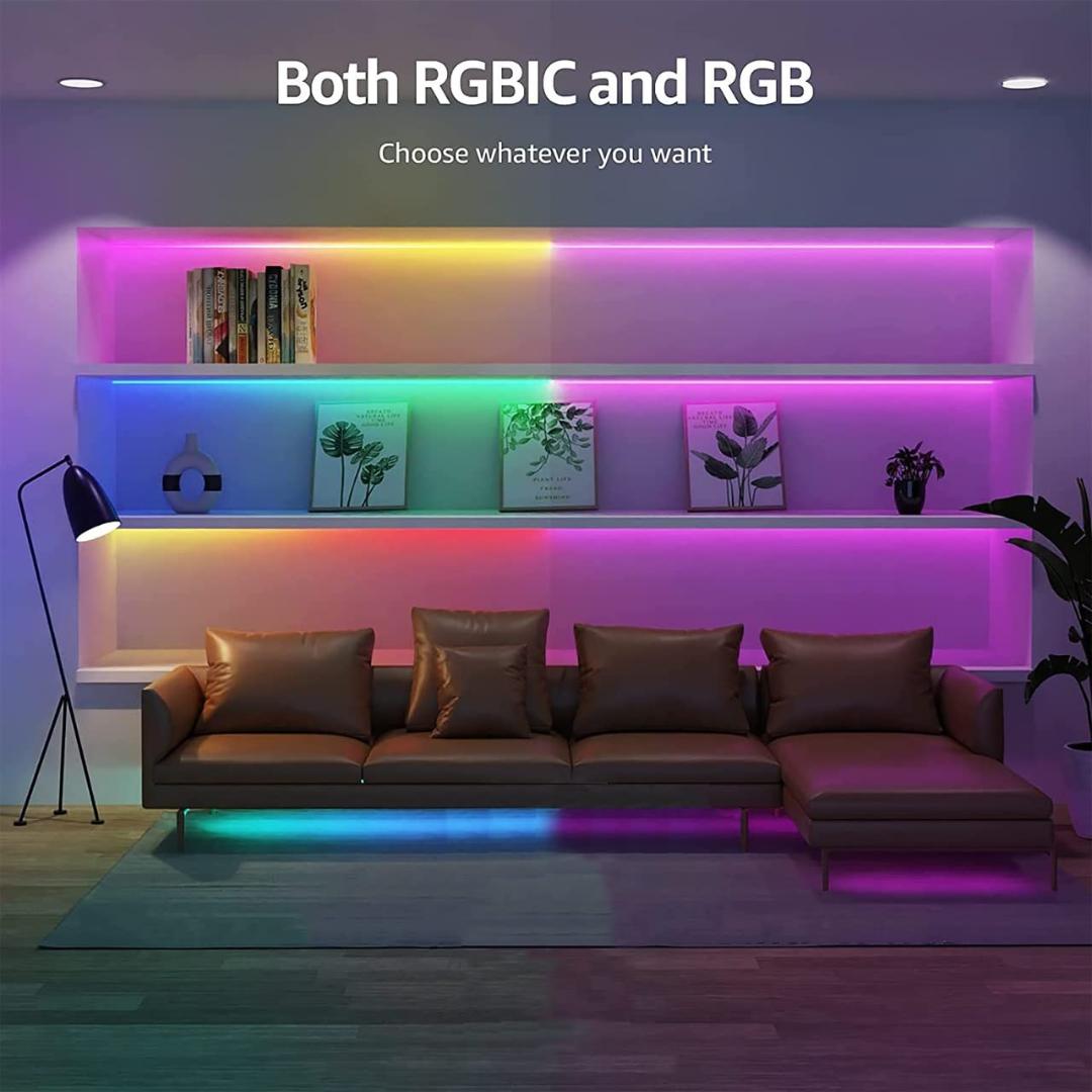Smart RGBIC LED Strip Lights for Room Decor